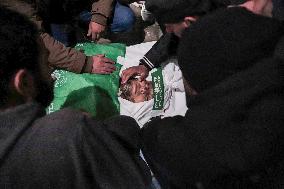 Funeral for Palestinians Killed - Gaza Airstrike