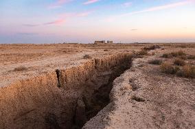 Subsidence in Neyshabur Iran