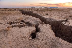 Subsidence in Neyshabur Iran