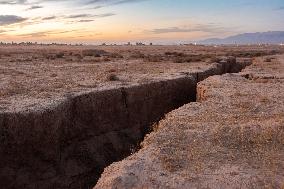 Subsidence in Neyshabur Iran
