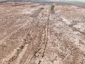 Subsidence in Neyshabur Iran