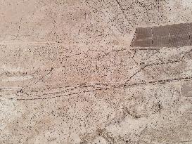 Subsidence in Neyshabur Iran