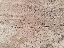 Subsidence in Neyshabur Iran