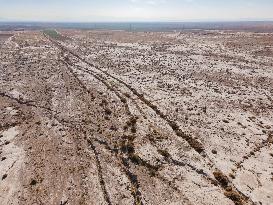 Subsidence in Neyshabur Iran