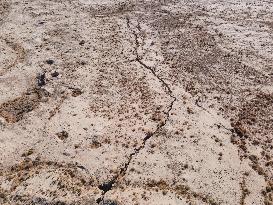 Subsidence in Neyshabur Iran