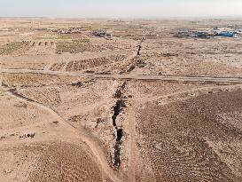 Subsidence in Neyshabur Iran