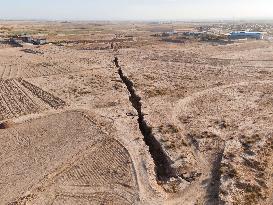 Subsidence in Neyshabur Iran