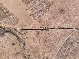 Subsidence in Neyshabur Iran