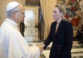 Pope Leo XIV Meets Marion Marechal Le Pen - Vatican
