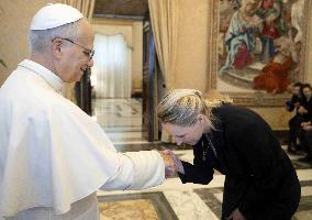 Pope Leo XIV Meets Marion Marechal Le Pen - Vatican