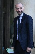 Emmanuel Macron welcomes Nikos Christodoulides at the Elysee FA