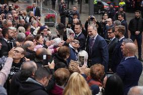 The King Visits L'Hospitalet de Llobregat - Spain