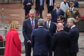 The King Visits L'Hospitalet de Llobregat - Spain