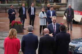 The King Visits L'Hospitalet de Llobregat - Spain