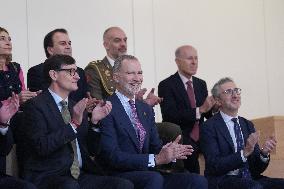 The King visits L'Hospitalet de Llobregat for the 100th anniversary of the city