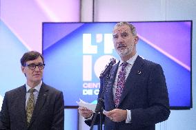 The King visits L'Hospitalet de Llobregat for the 100th anniversary of the city