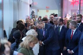 The King visits L'Hospitalet de Llobregat for the 100th anniversary of the city
