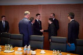 Meeting Between Zelensky and US Envoy in Berlin - Germany