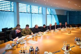 Meeting Between Zelensky and US Envoy in Berlin - Germany