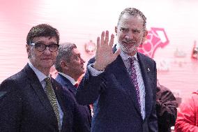 The King Visits L'Hospitalet de Llobregat - Spain