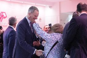 The King Visits L'Hospitalet de Llobregat - Spain