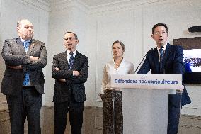 Les Republicains No to Mercosur Press Conference - Paris