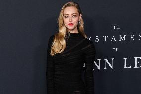 The Testament Of Ann Lee Premiere - LA