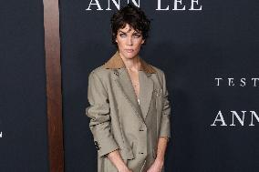 The Testament Of Ann Lee Premiere - LA