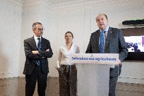 Les Republicains No to Mercosur Press Conference - Paris