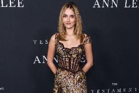 The Testament Of Ann Lee Premiere - LA