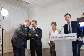 Les Republicains No to Mercosur Press Conference - Paris