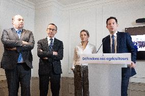 Les Republicains No to Mercosur Press Conference - Paris