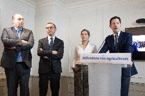 Les Republicains No to Mercosur Press Conference - Paris