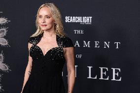 The Testament Of Ann Lee Premiere - LA