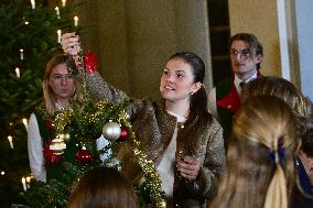 SWEDEN ROYAL PALACE CHRISTMAS TREE