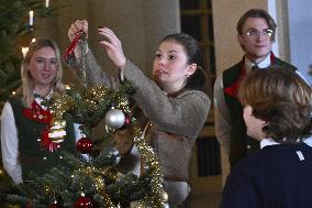 SWEDEN ROYAL PALACE CHRISTMAS TREE