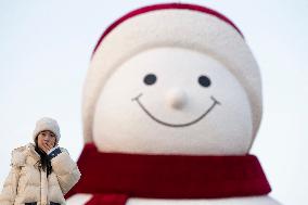 Giant Snowman of Harbin - China