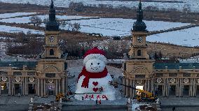 Giant Snowman of Harbin - China