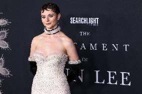 The Testament Of Ann Lee Premiere - LA