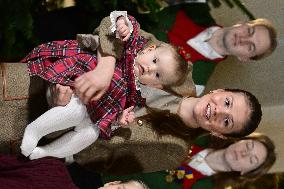 SWEDEN ROYAL PALACE CHRISTMAS TREES