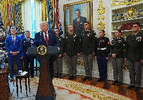 Trump Announces Border Defense Medals