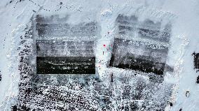 Ice Collection at Gaojia Lake