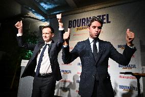 Meeting Of Pierre-Yves Bournazel Horizons Candidate For Mayor Of Paris 2026 - Paris