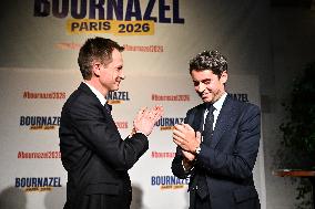 Meeting Of Pierre-Yves Bournazel Horizons Candidate For Mayor Of Paris 2026 - Paris