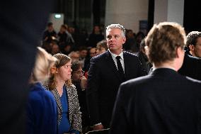 Meeting Of Pierre-Yves Bournazel Horizons Candidate For Mayor Of Paris 2026 - Paris