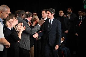 Meeting Of Pierre-Yves Bournazel Horizons Candidate For Mayor Of Paris 2026 - Paris