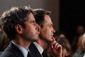 Meeting Of Pierre-Yves Bournazel Horizons Candidate For Mayor Of Paris 2026 - Paris