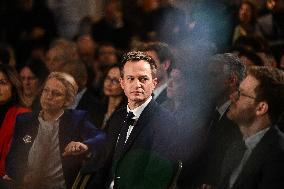 Meeting Of Pierre-Yves Bournazel Horizons Candidate For Mayor Of Paris 2026 - Paris