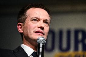 Meeting Of Pierre-Yves Bournazel Horizons Candidate For Mayor Of Paris 2026 - Paris