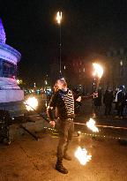 Chanukkiah Lighting Ceremony  - Paris